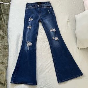 Flared jeans
